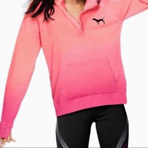 🌺FREE PINK DOG VS PINK OMBRE HALF ZIP PULLOVER🌺